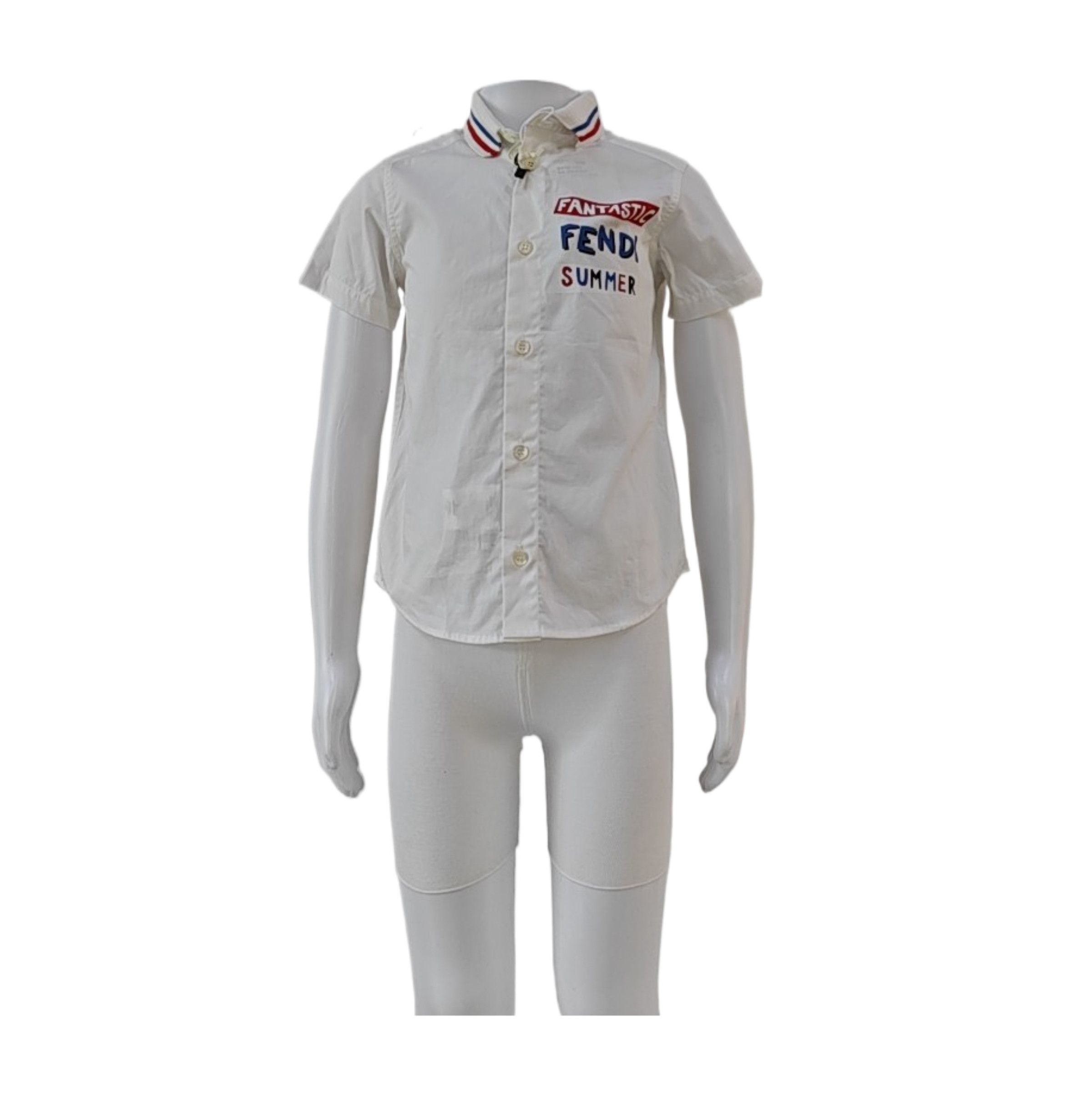 Fendi Fendi Fantastic Summer Logo Shirt 4Y Size US XXS / EU 40 - 2 Thumbnail