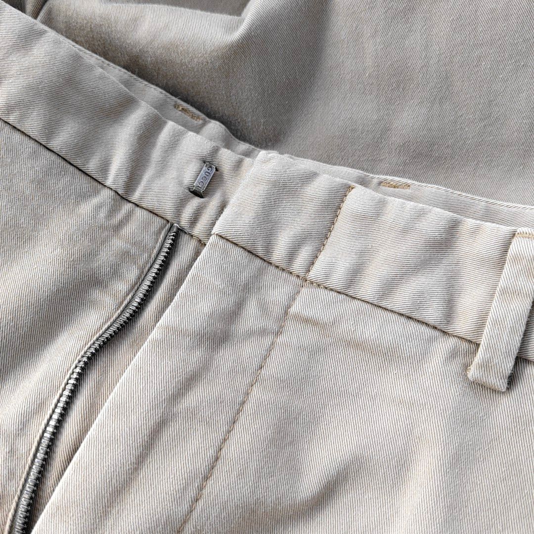 Gucci Gucci Khaki Cotton Casual Trousers 50 Size US 34 / EU 50 - 6 Thumbnail