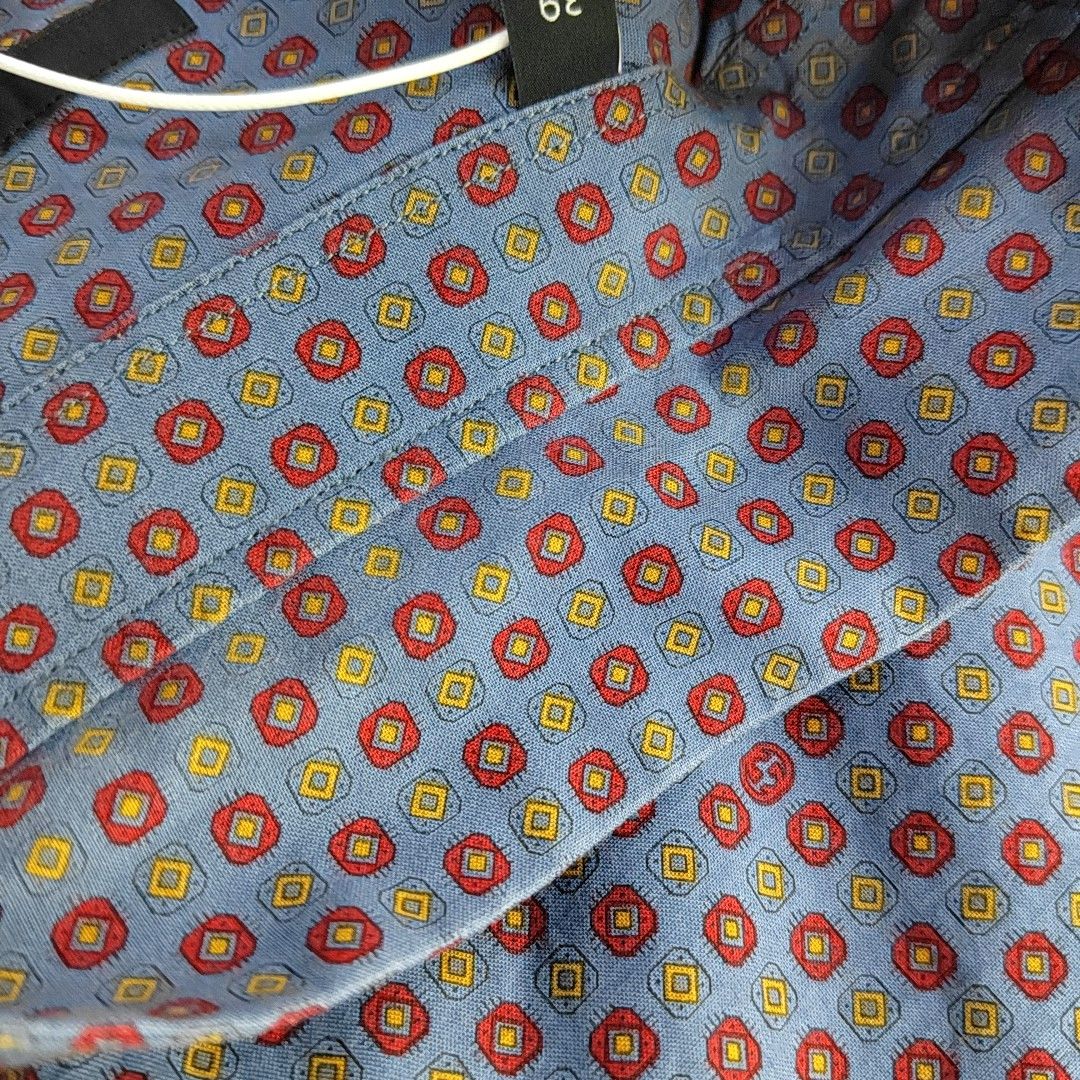 Gucci Gucci Geometric Print Duke Shirt 39 Size US M / EU 48-50 / 2 - 6 Thumbnail