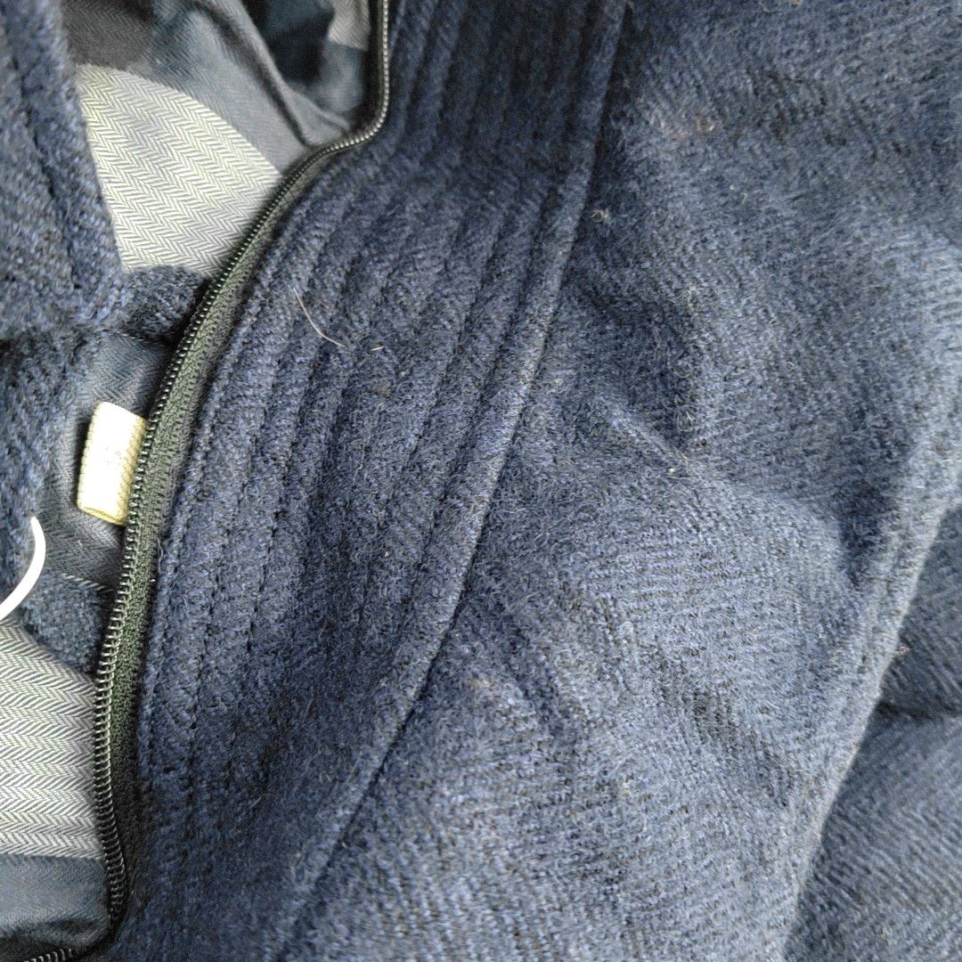 Burberry Burberry Brit Navy Wool Double Breasted Coat Size S Size US S / EU 44-46 / 1 - 6 Thumbnail