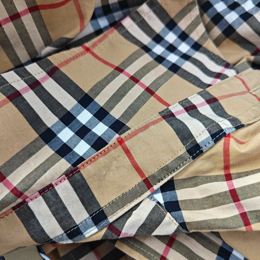 Burberry Burberry Nova Check Short Sleeve Shirt Size XS Size US XS / EU 42 / 0 - 6 Thumbnail