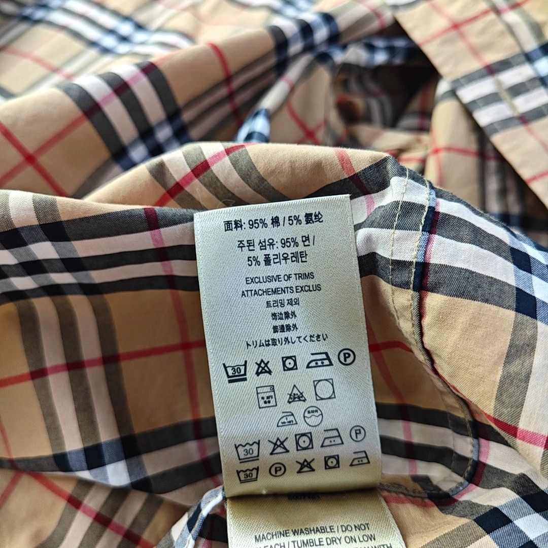 Burberry Burberry Nova Check Short Sleeve Shirt Size XS Size US XS / EU 42 / 0 - 4 Thumbnail