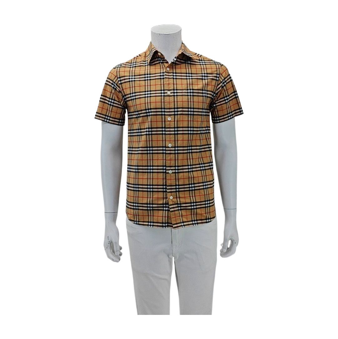 Burberry Burberry Nova Check Short Sleeve Shirt Size XS Size US XS / EU 42 / 0 - 2 Thumbnail