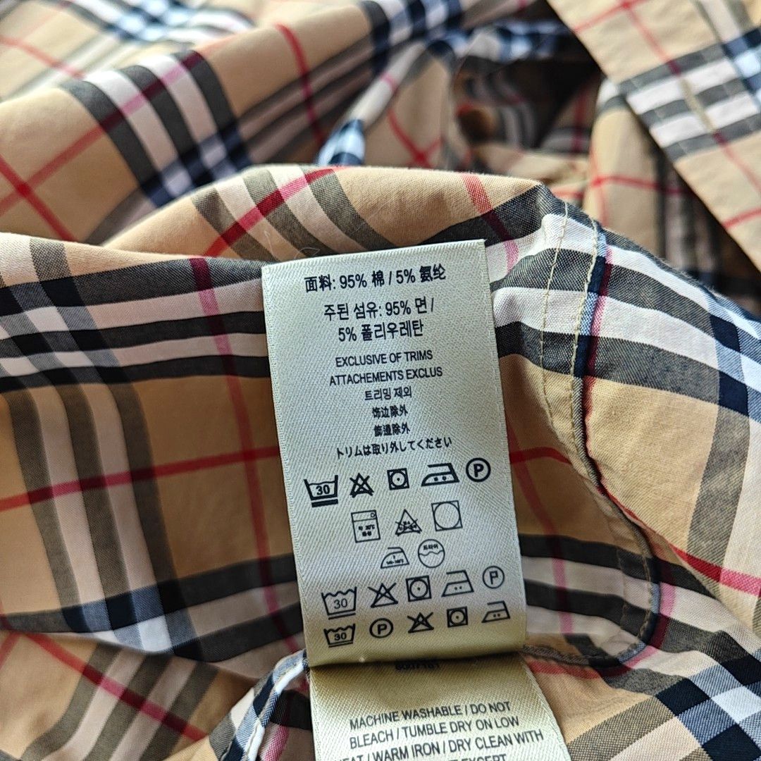 Burberry Burberry Nova Check Short Sleeve Shirt Size XS Size US XS / EU 42 / 0 - 5 Thumbnail