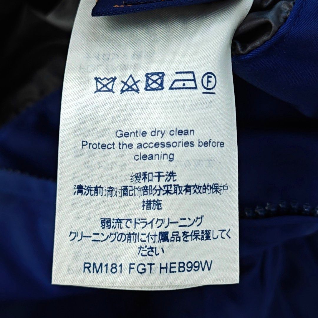 Louis Vuitton Louis Vuitton Blue Nylon Bomber Jacket Size 48 Size US M / EU 48-50 / 2 - 5 Thumbnail