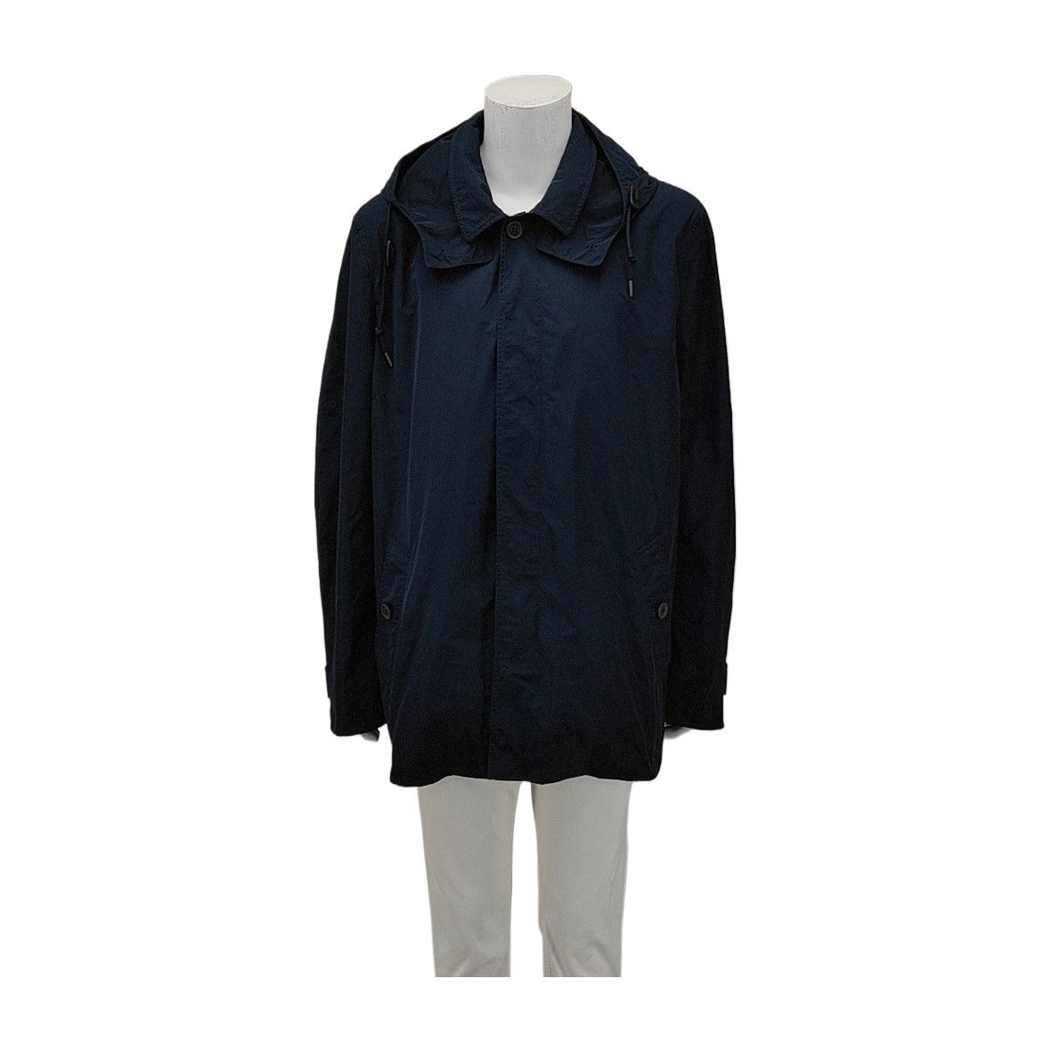 Burberry Burberry Navy Blue Raincoat XXXL Size US XXL / EU 58 / 5 - 2 Thumbnail