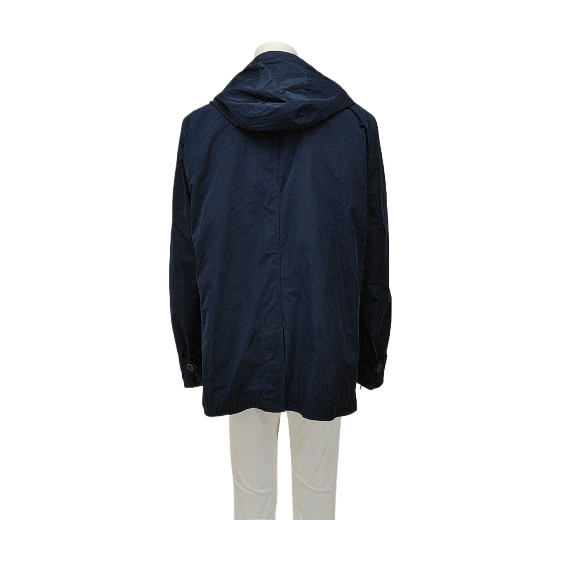Burberry Burberry Navy Blue Raincoat XXXL Size US XXL / EU 58 / 5 - 3 Thumbnail