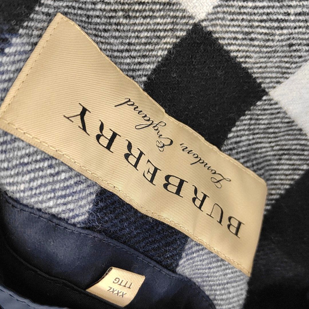 Burberry Burberry Navy Blue Raincoat XXXL Size US XXL / EU 58 / 5 - 8 Thumbnail