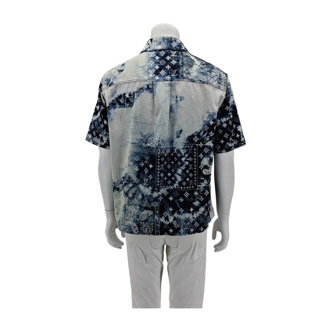 Louis Vuitton Louis Vuitton Bleached Monogram Shirt Size L Size US L / EU 52-54 / 3 - 3 Thumbnail