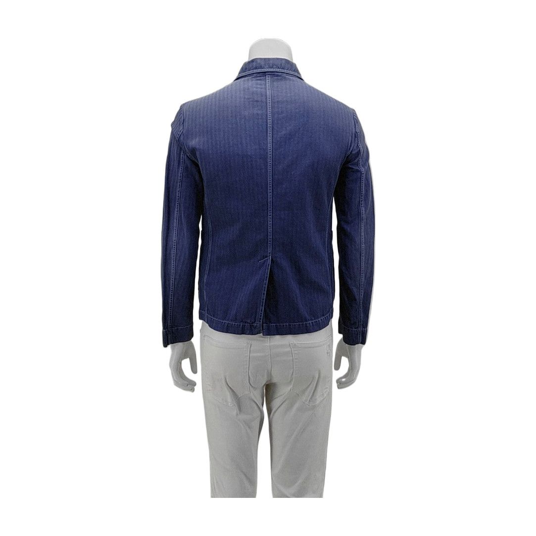 Burberry Burberry Herringbone Cotton Linen Blazer 34R Size 34R - 3 Thumbnail