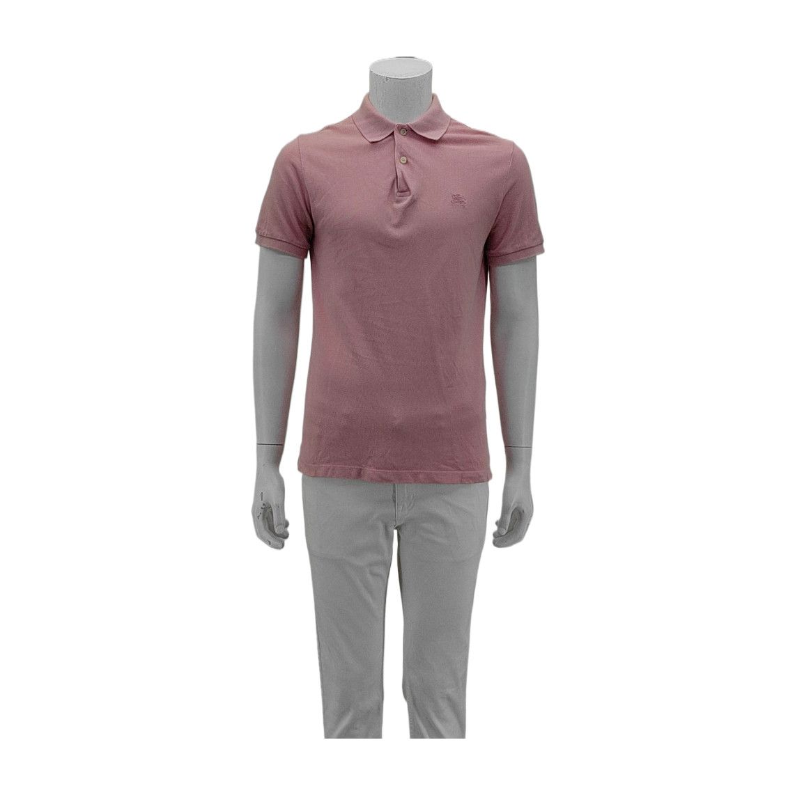 Burberry Burberry Brit Pink Cotton Polo Shirt Size M Size US M / EU 48-50 / 2 - 2 Thumbnail