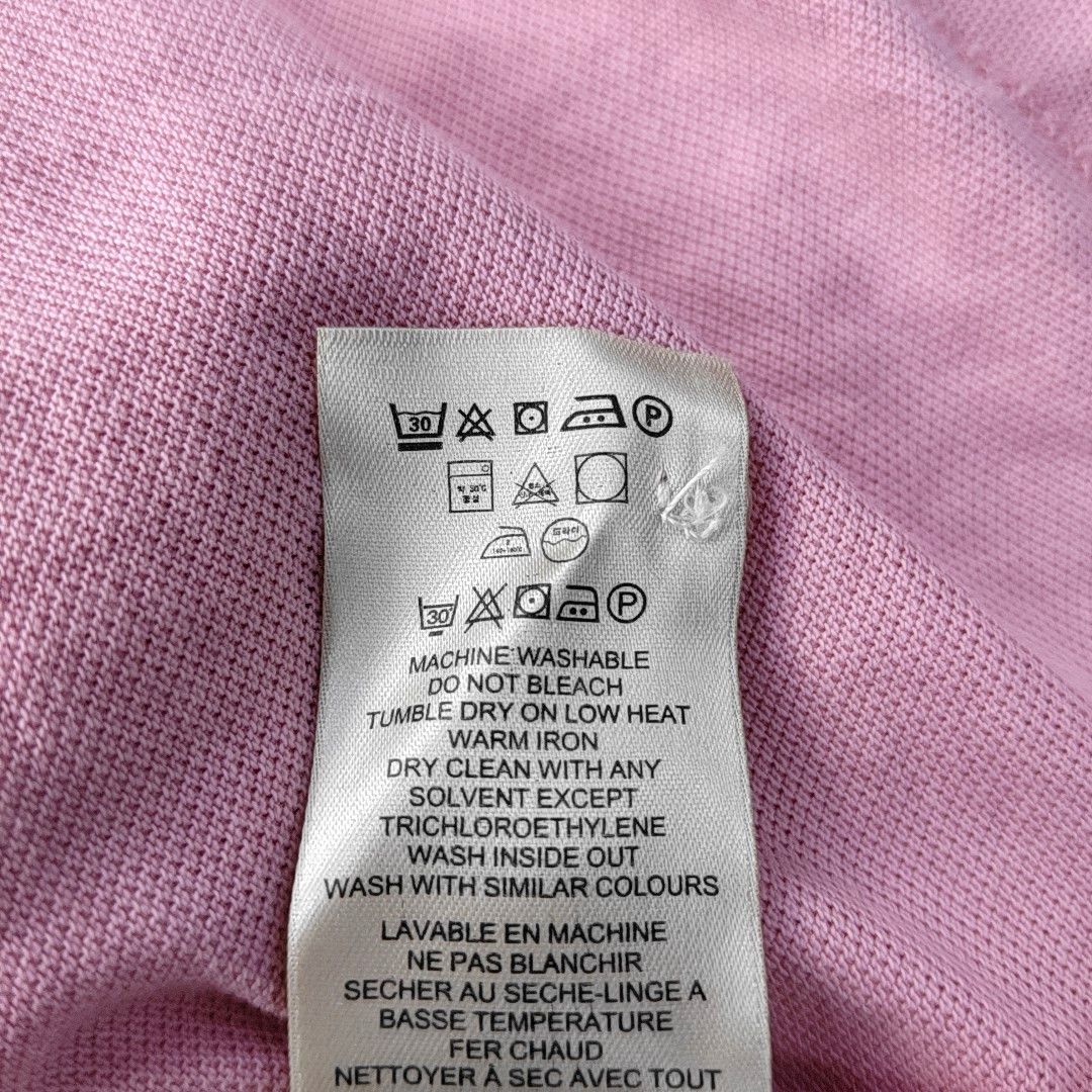 Burberry Burberry Brit Pink Cotton Polo Shirt Size M Size US M / EU 48-50 / 2 - 5 Thumbnail