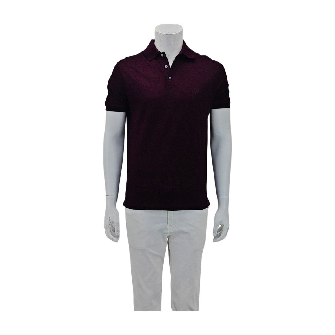 Louis Vuitton Louis Vuitton Purple Cotton Polo Shirt S Size US S / EU 44-46 / 1 - 2 Thumbnail