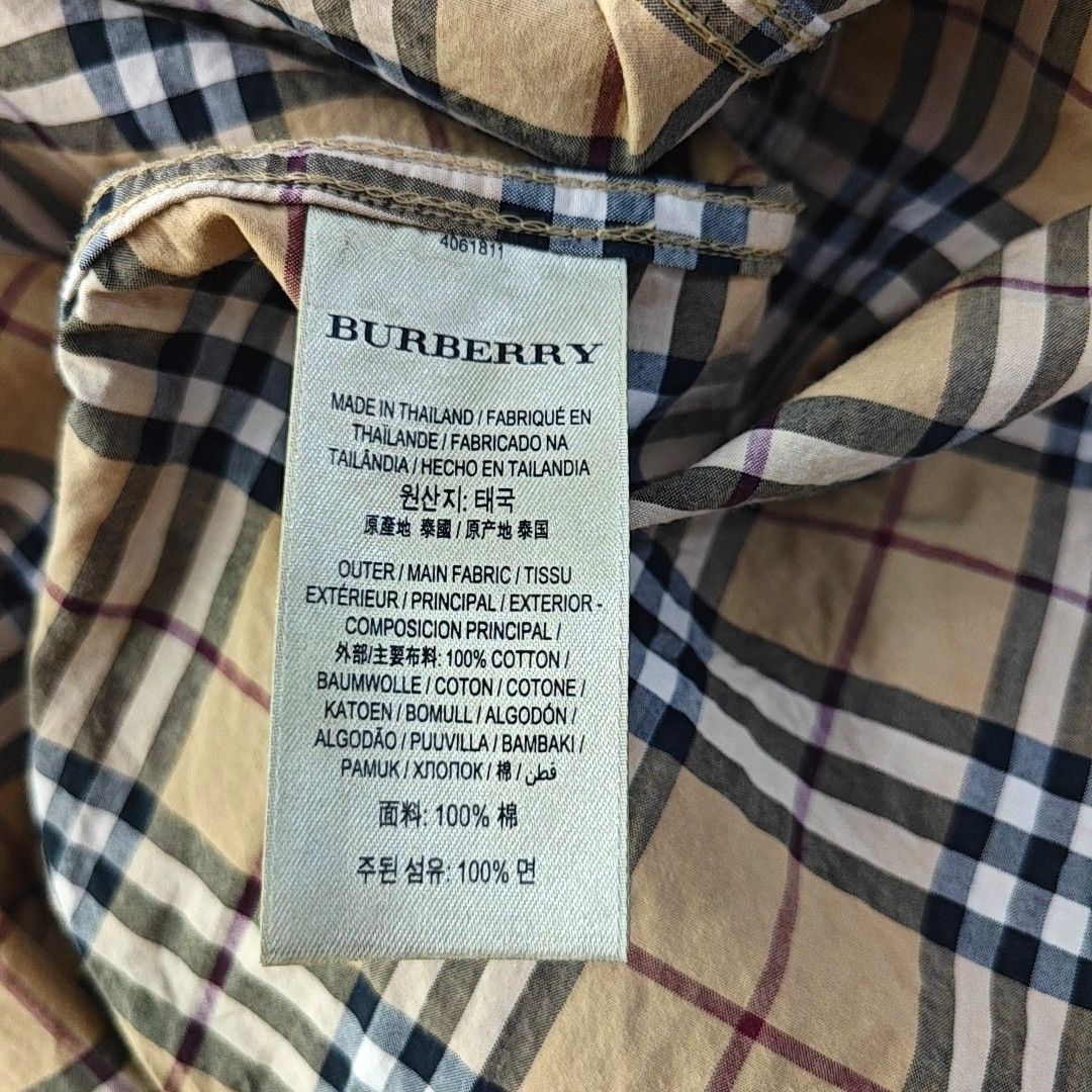 Burberry Burberry Nova Check Cotton Shirt Size S Size US S / EU 44-46 / 1 - 4 Thumbnail