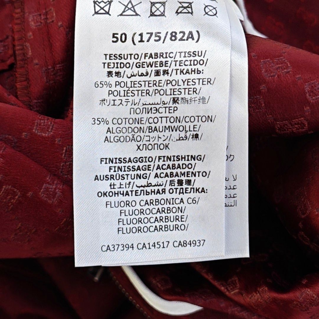 Gucci Gucci Burgundy GG Jacquard Casual Pants 50 Size US 34 / EU 50 - 4 Thumbnail
