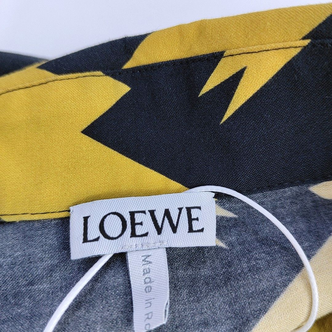 Loewe Loewe Zig-Zag Lightning Pattern Short Sleeve Shirt Size S Size US S / EU 44-46 / 1 - 6 Thumbnail