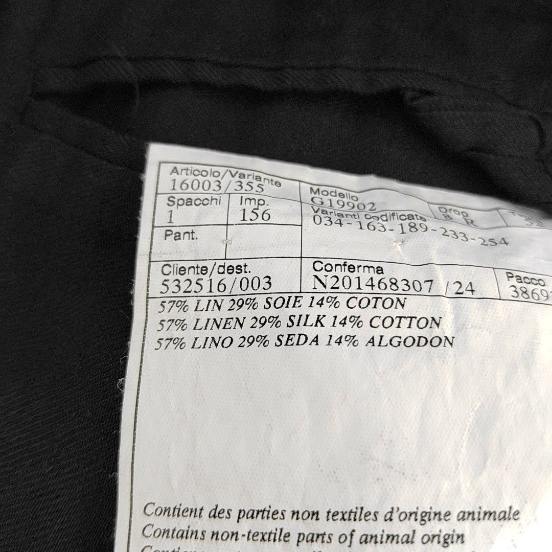 Hermes Hermès Linen Silk Mandarin Collar Blazer 42R Size 42R - 4 Thumbnail