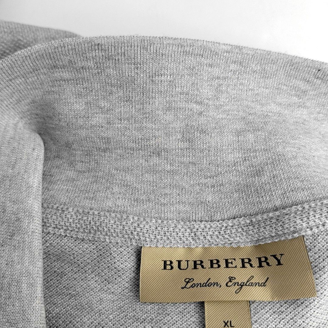 Burberry Burberry Gray Cotton Polo Shirt XL Size US XL / EU 56 / 4 - 6 Thumbnail