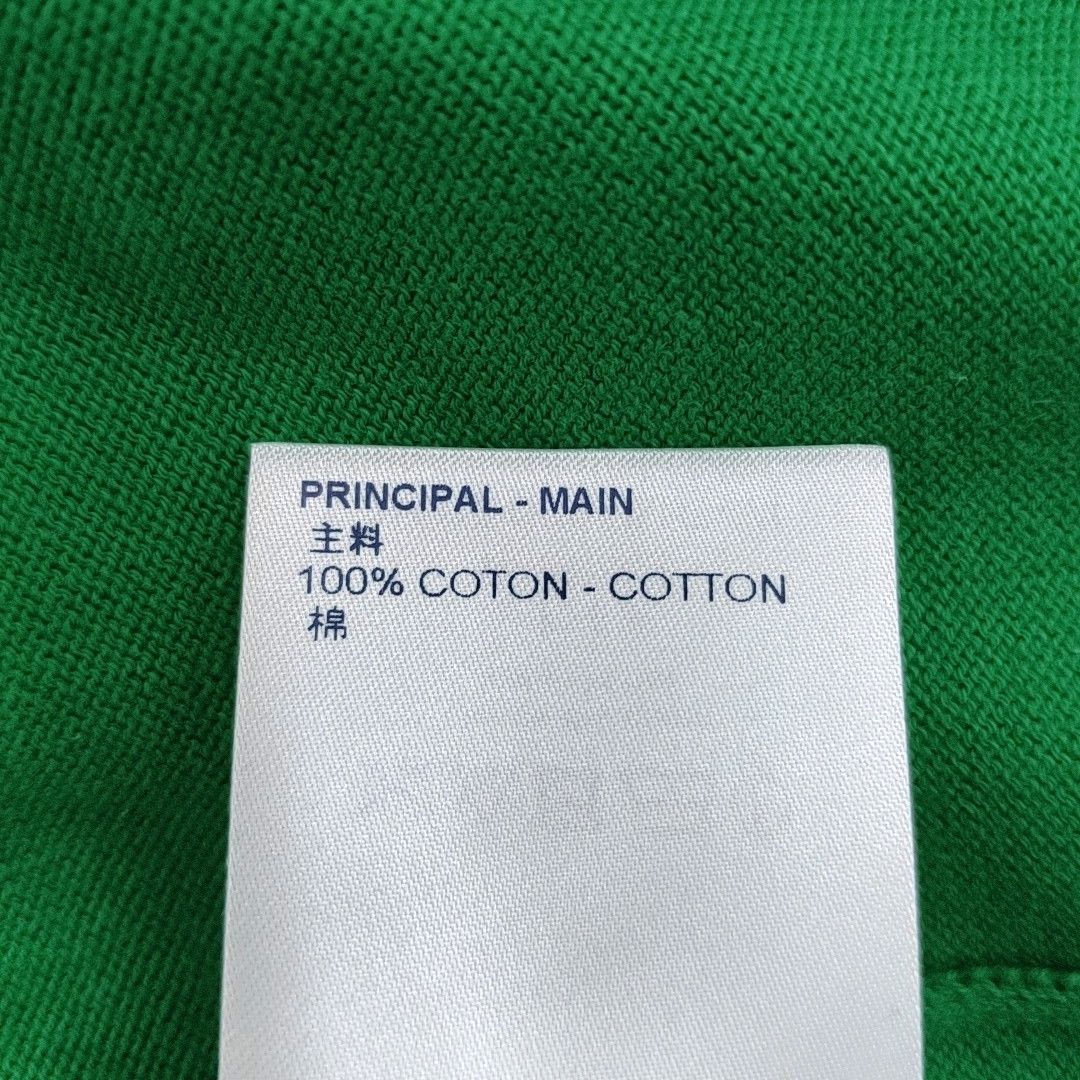 Louis Vuitton LOUIS VUITTON Green Logo Short Sleeve Knit Shirt S Size US S / EU 44-46 / 1 - 4 Thumbnail