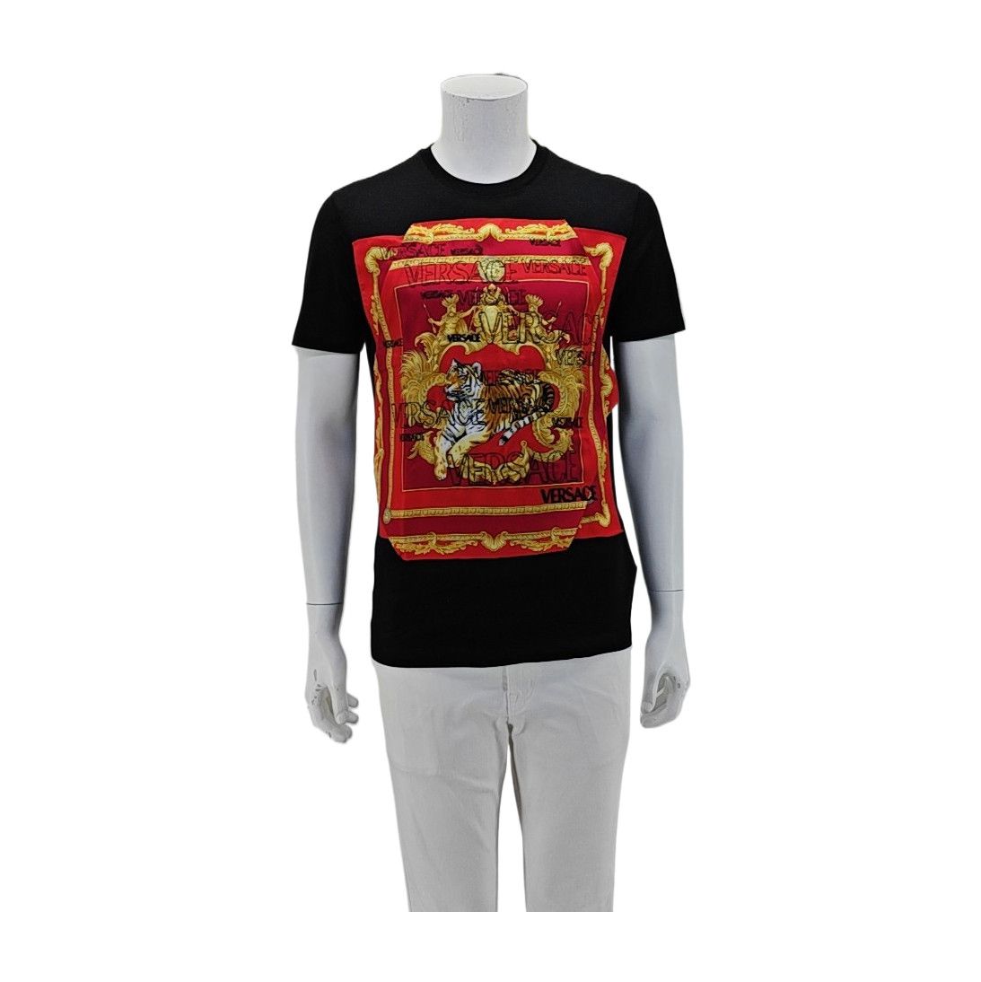 Versace Versace Baroque Tiger Graphic T-Shirt Size S Size US S / EU 44-46 / 1 - 2 Thumbnail