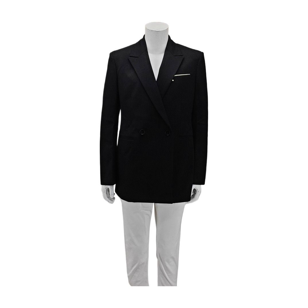Burberry Burberry Double Breasted Wool Blend Blazer 40R Size 40R - 2 Thumbnail