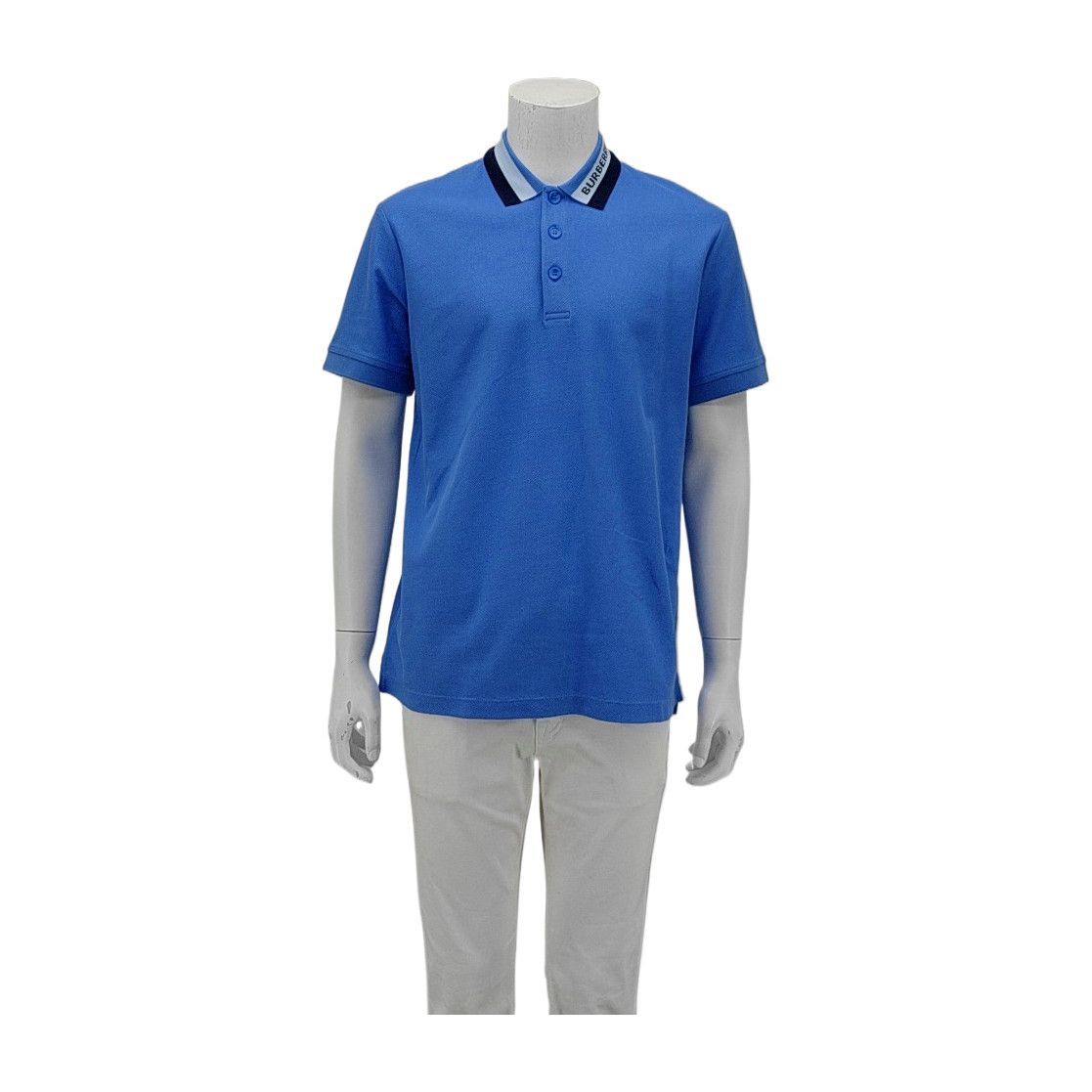 Burberry Burberry Logo Collar Cotton Polo Shirt L Size US L / EU 52-54 / 3 - 2 Thumbnail