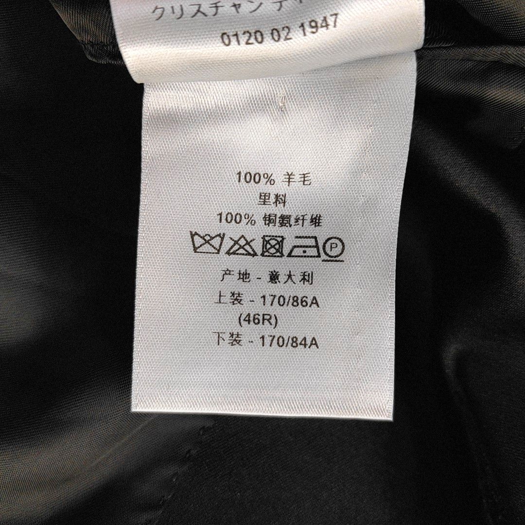 Dior Dior Homme Black Wool Blazer 36R Size 36R - 4 Thumbnail