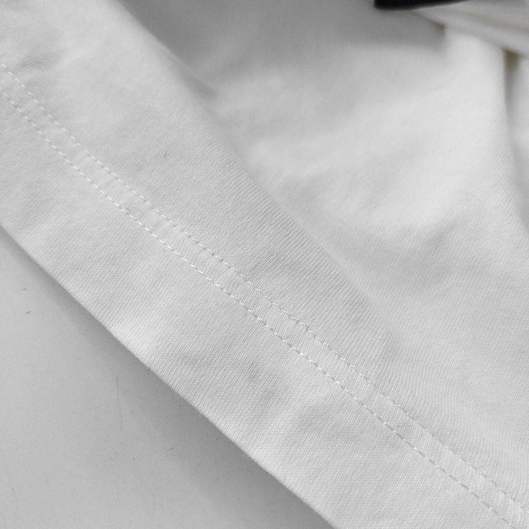 Louis Vuitton Louis Vuitton White Cotton Logo T-Shirt Size M Size US M / EU 48-50 / 2 - 6 Thumbnail