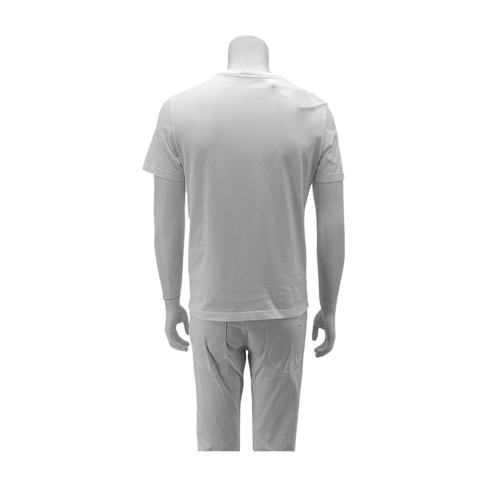 Louis Vuitton Louis Vuitton White Cotton Logo T-Shirt Size M Size US M / EU 48-50 / 2 - 3 Thumbnail