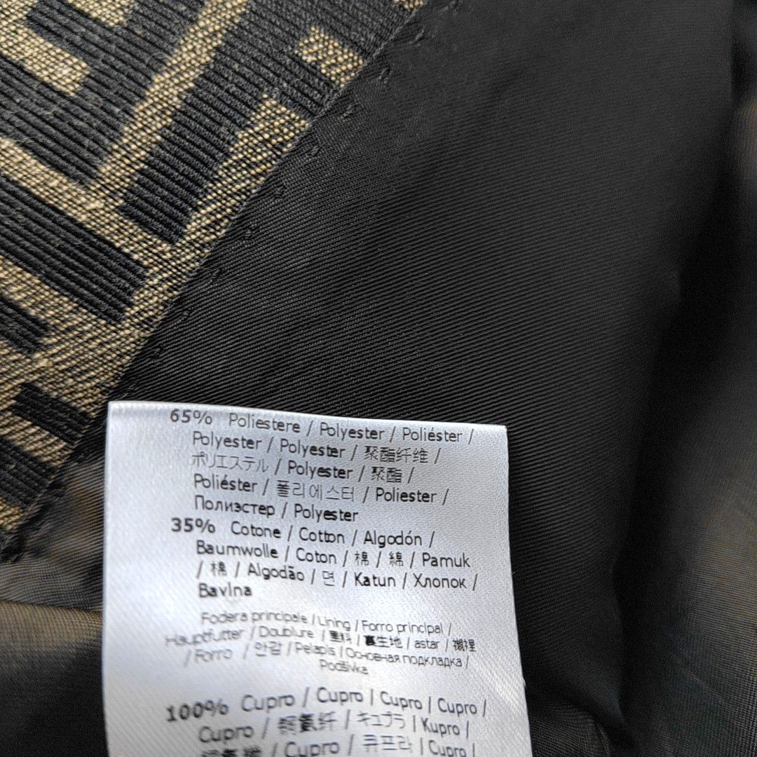 Fendi Fendi FF Monogram Logo Blazer 42R Size 42R - 4 Thumbnail