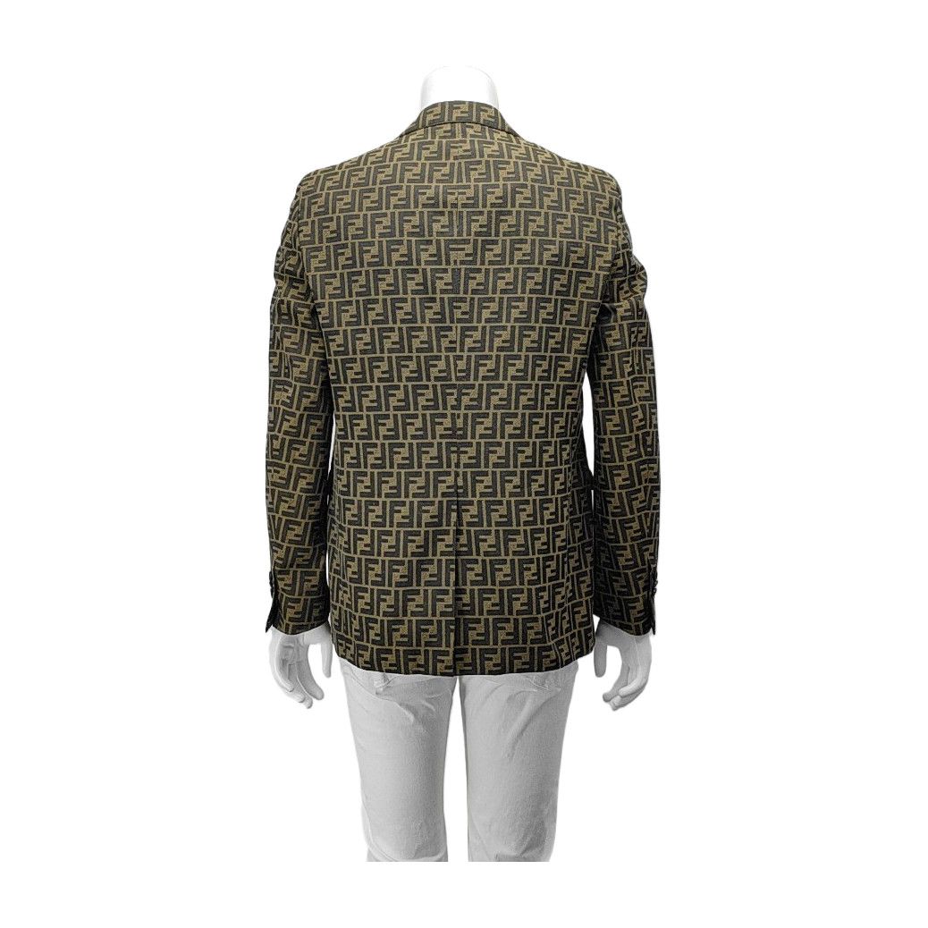 Fendi Fendi FF Monogram Logo Blazer 42R Size 42R - 3 Thumbnail