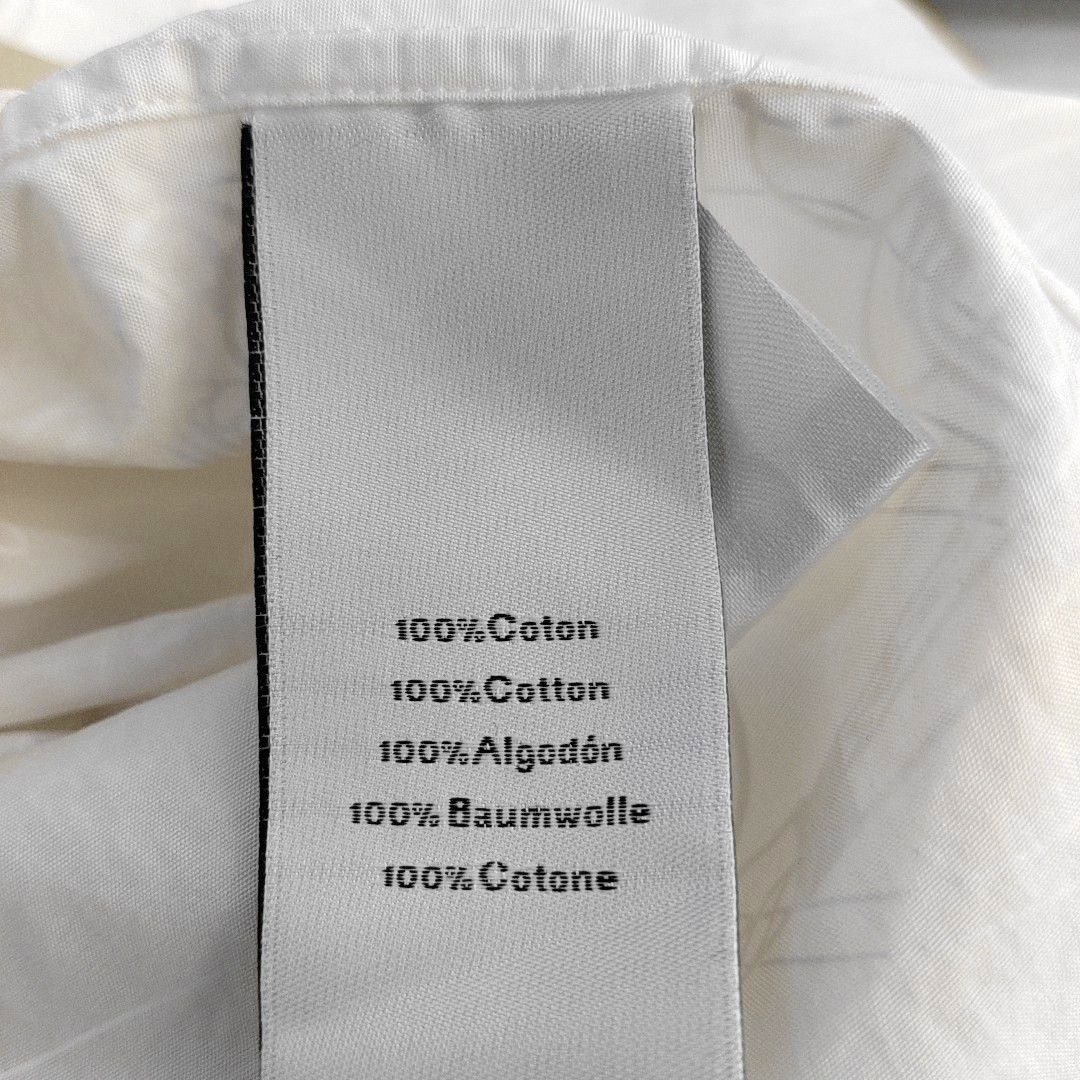 Hermes Hermès White Cotton Long Sleeve Shirt M Size US XXS / EU 40 - 4 Thumbnail