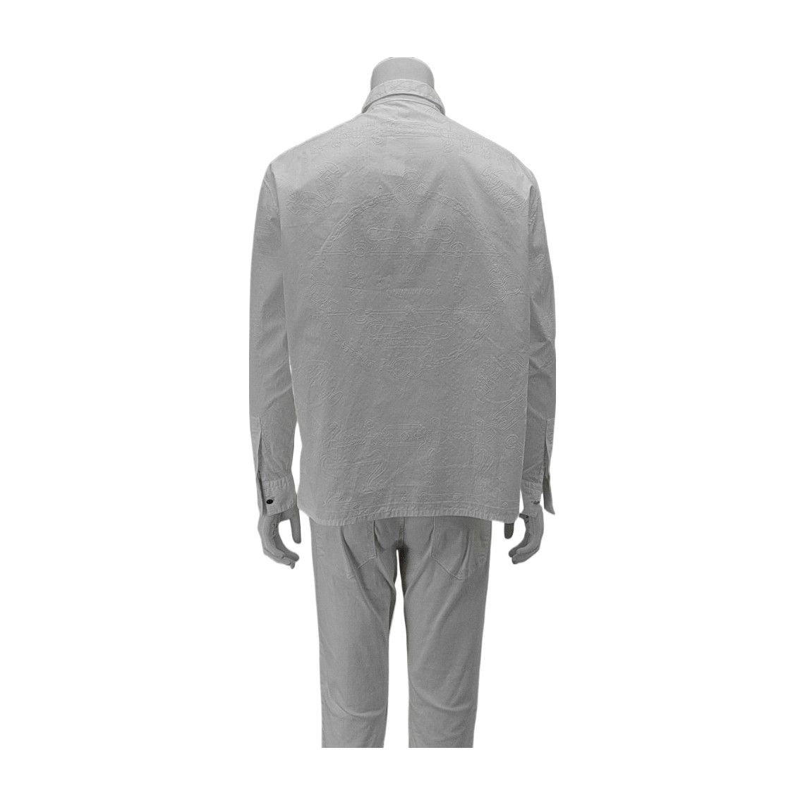 Hermes Hermès White Cotton Long Sleeve Shirt M Size US XXS / EU 40 - 3 Thumbnail