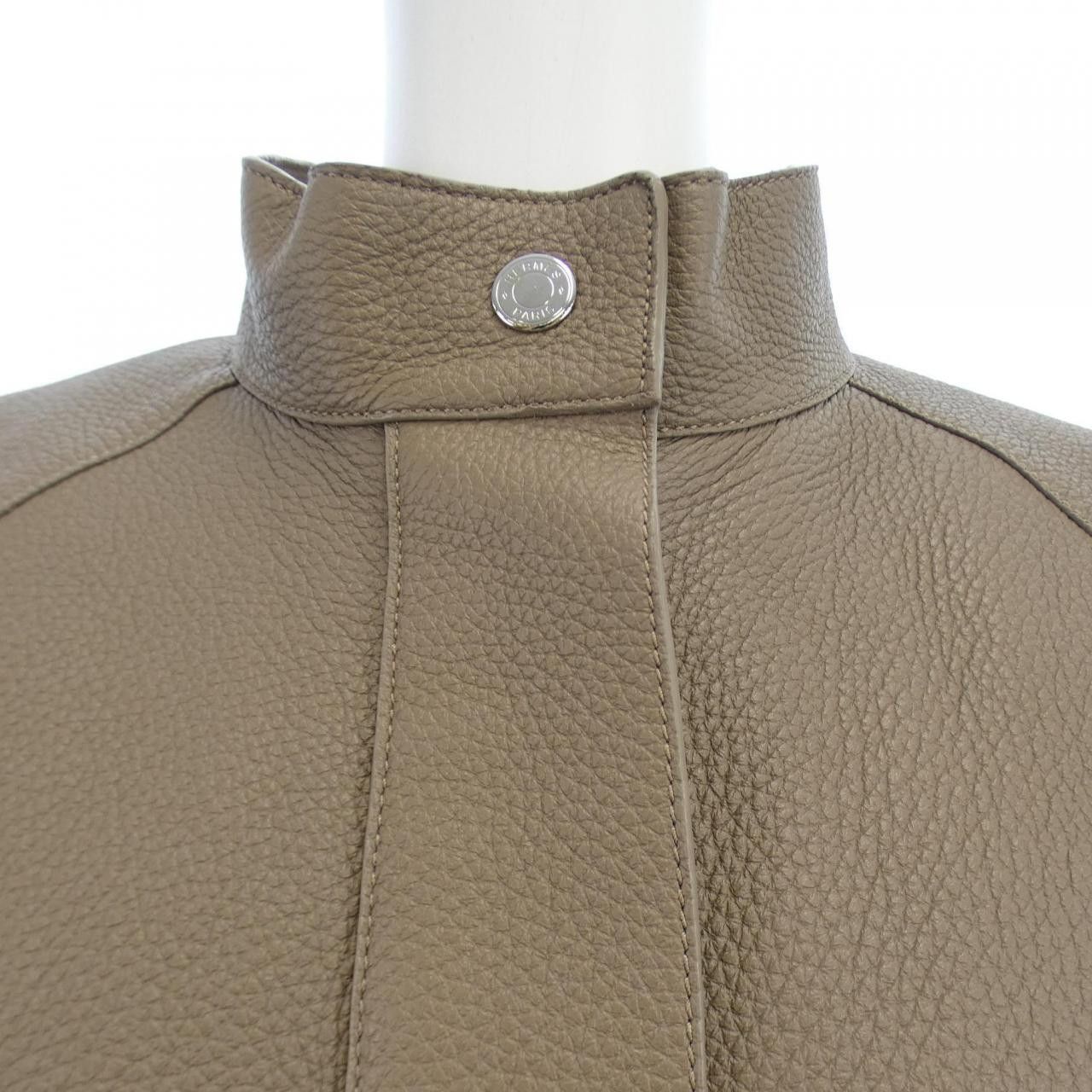Hermes Hermes Hermes Deerskin Leather Jacket Leather Outerwear DUTY FREE for USA Size ONE SIZE - 5 Thumbnail