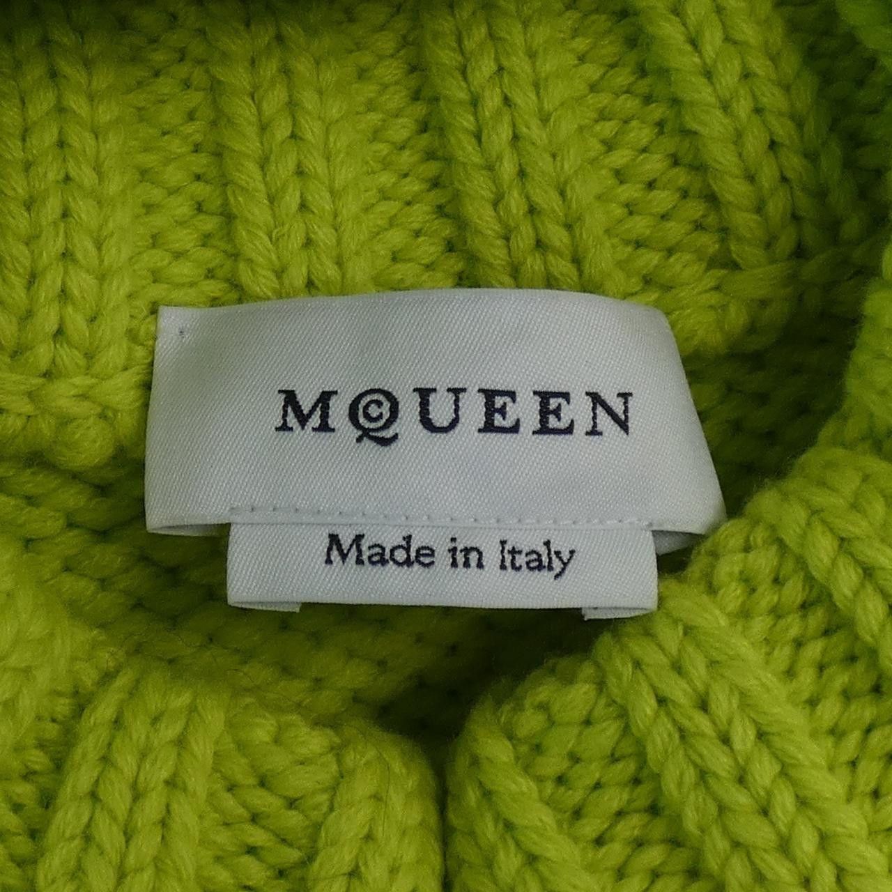 Alexander McQueen Alexander McQueen Alexander McQueen Cashmere Blend Knit Textile Tops 807668Q1BBI DUTY FREE for USA Size ONE SIZE - 4 Thumbnail