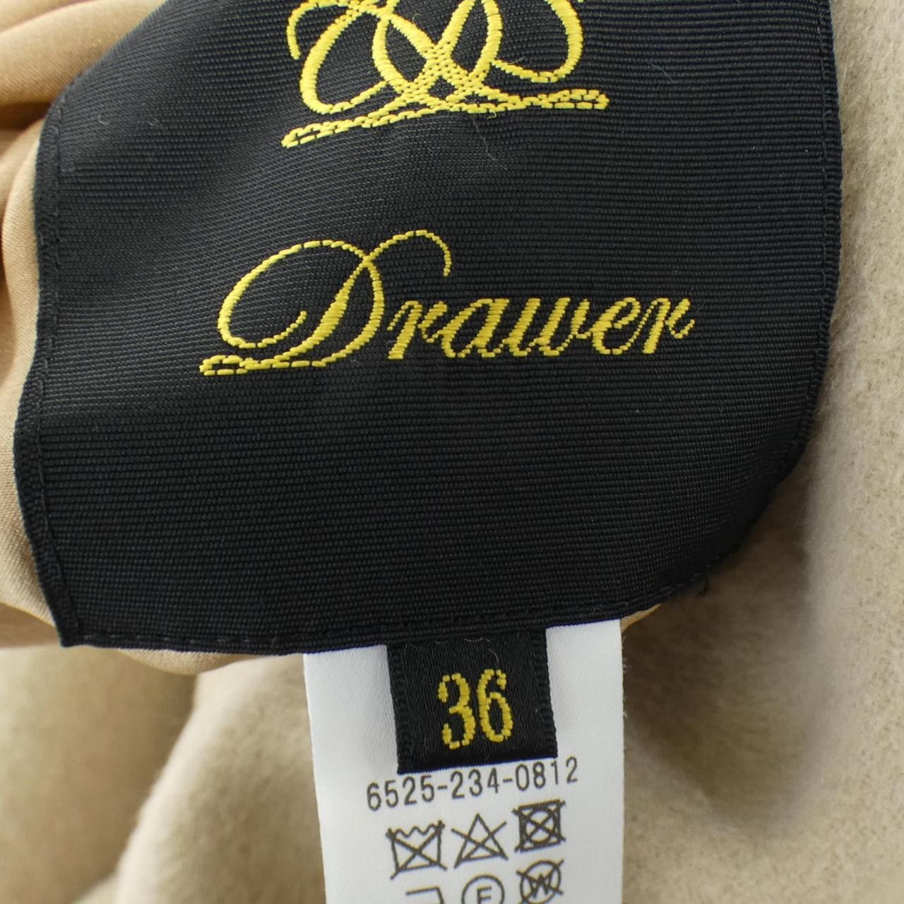 Other Other Drawer Wool Blend Reversible Coat Textile Outerwear 6525-234-0812 DUTY FREE for USA Size ONE SIZE - 4 Thumbnail