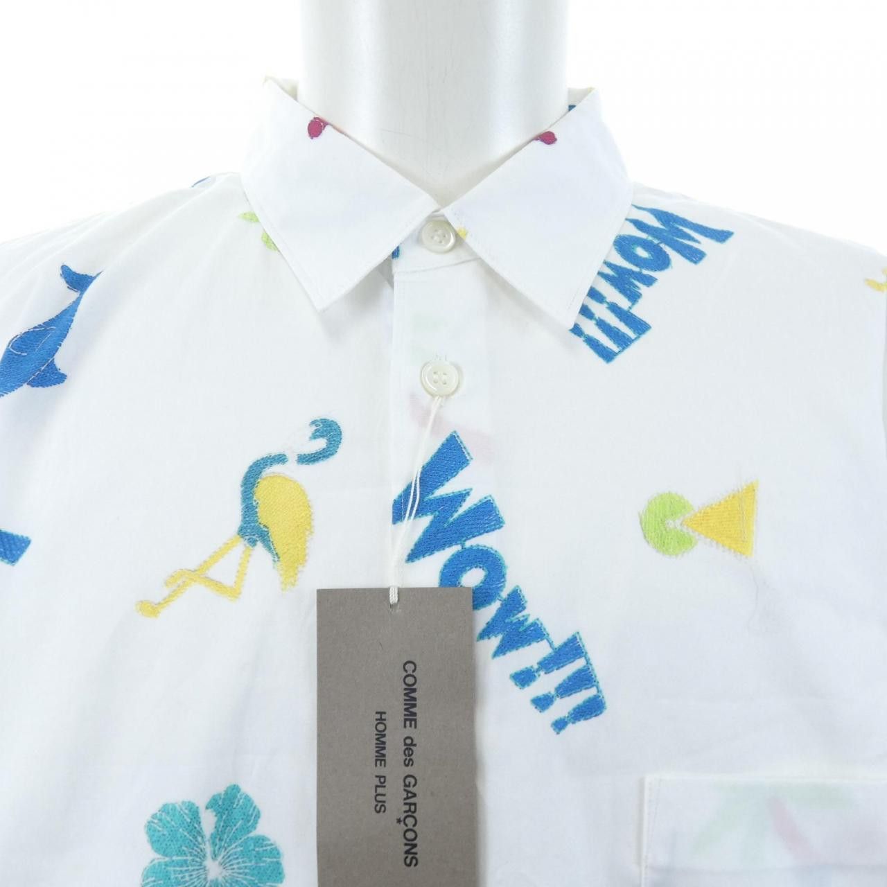 Comme des Garcons Comme des Garçons Comme des Garcons Homme Plus Shirt Textile Dress Shirt PM-B014 DUTY FREE for USA Size ONE SIZE - 5 Thumbnail