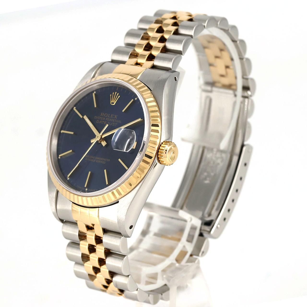 Rolex Rolex Rolex Datejust Stainless Steel Yellow Gold Wristwatch Metal Automatic 16233 DUTY FREE for USA Size ONE SIZE - 2 Thumbnail