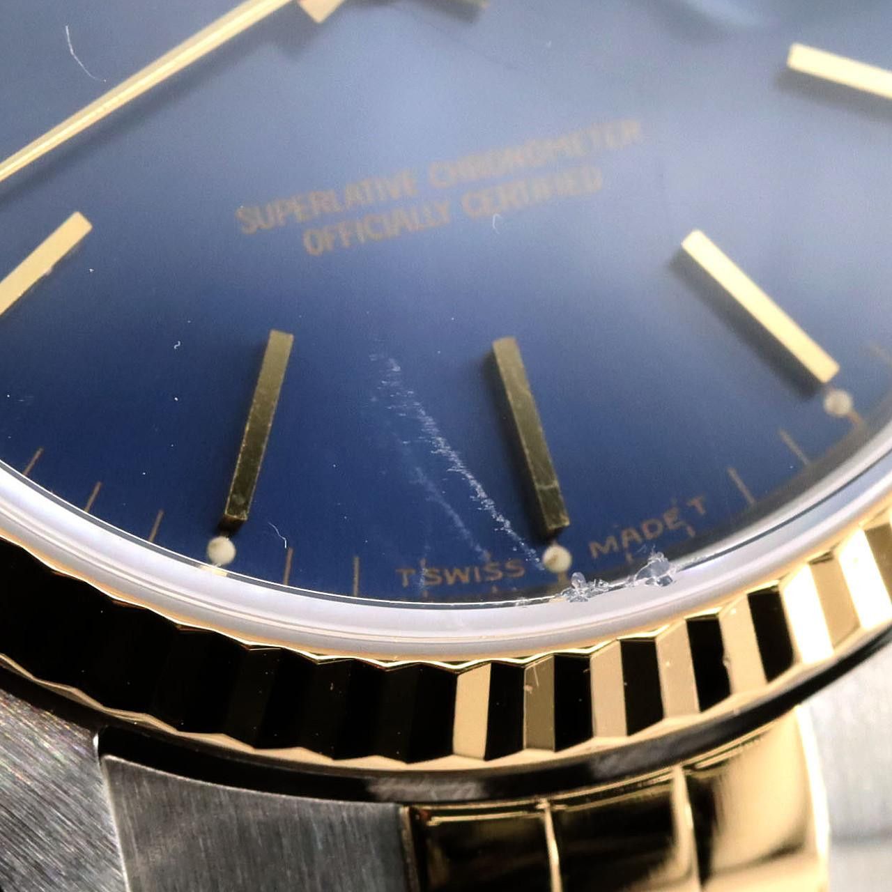 Rolex Rolex Rolex Datejust Stainless Steel Yellow Gold Wristwatch Metal Automatic 16233 DUTY FREE for USA Size ONE SIZE - 7 Thumbnail