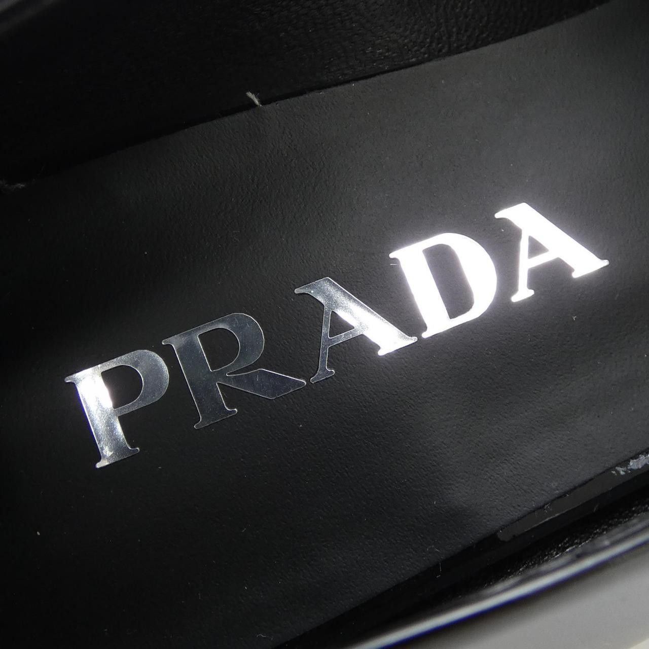 Prada Prada Prada Triangle Logo Leather Shoes Leather Shoes 1D193N DUTY FREE for USA Size ONE SIZE - 6 Thumbnail