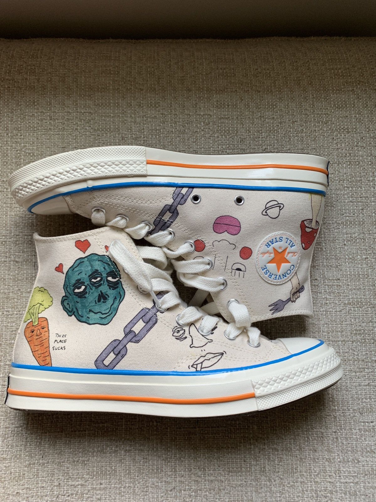 Converse chuck taylor 70s hi tyler the creator x 2025 foot locker wyatt navarro