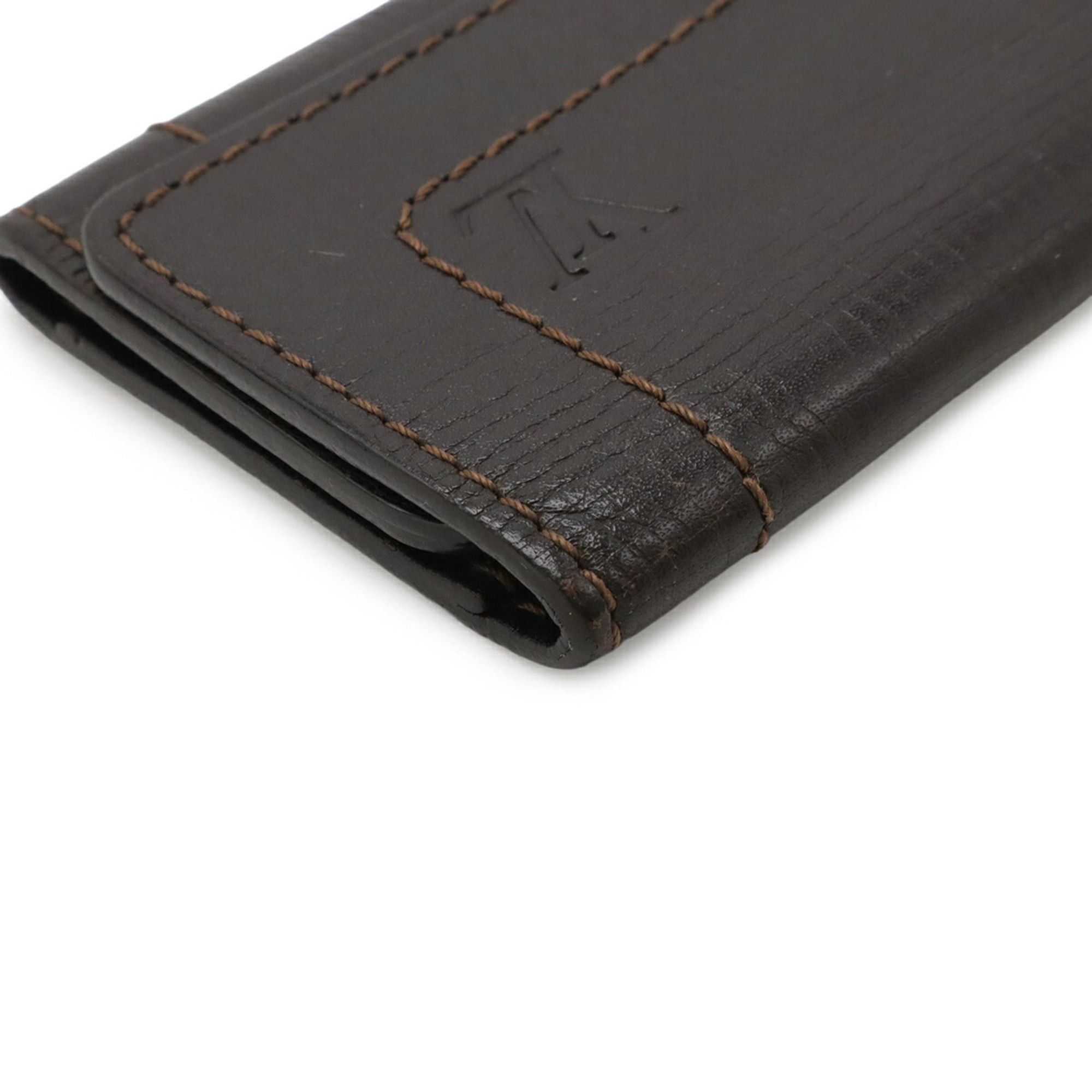 Louis Vuitton LOUIS VUITTON Utah Multicles 6 Key Case (6-ring) Cafe Dark Brown M95539 Size ONE SIZE - 4 Thumbnail