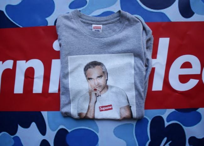 2024 Supreme Morrissey Tee in Heather Grey