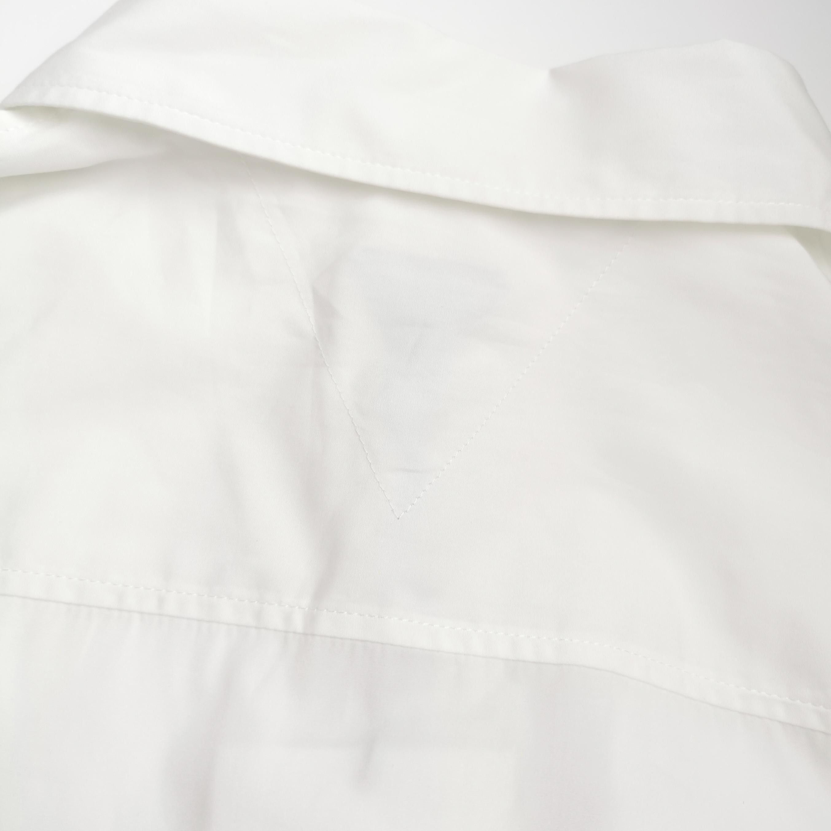 Bottega Veneta Bottega Veneta White Cotton Short Sleeve Shirt 54 Size US L / EU 52-54 / 3 - 4 Thumbnail