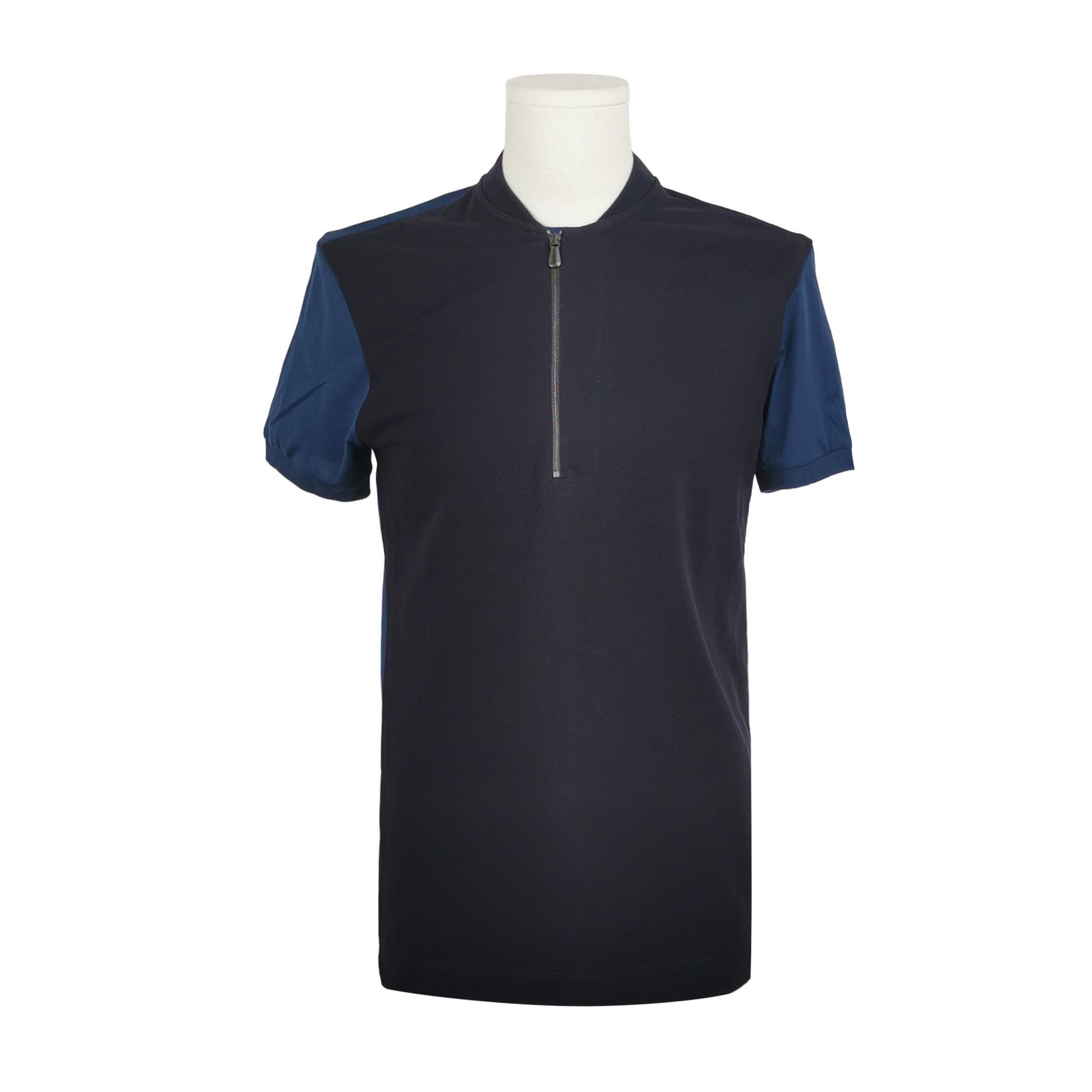 Bottega Veneta Bottega Veneta Colorblock Half-Zip T-Shirt 44 Size US S / EU 44-46 / 1 - 2 Thumbnail