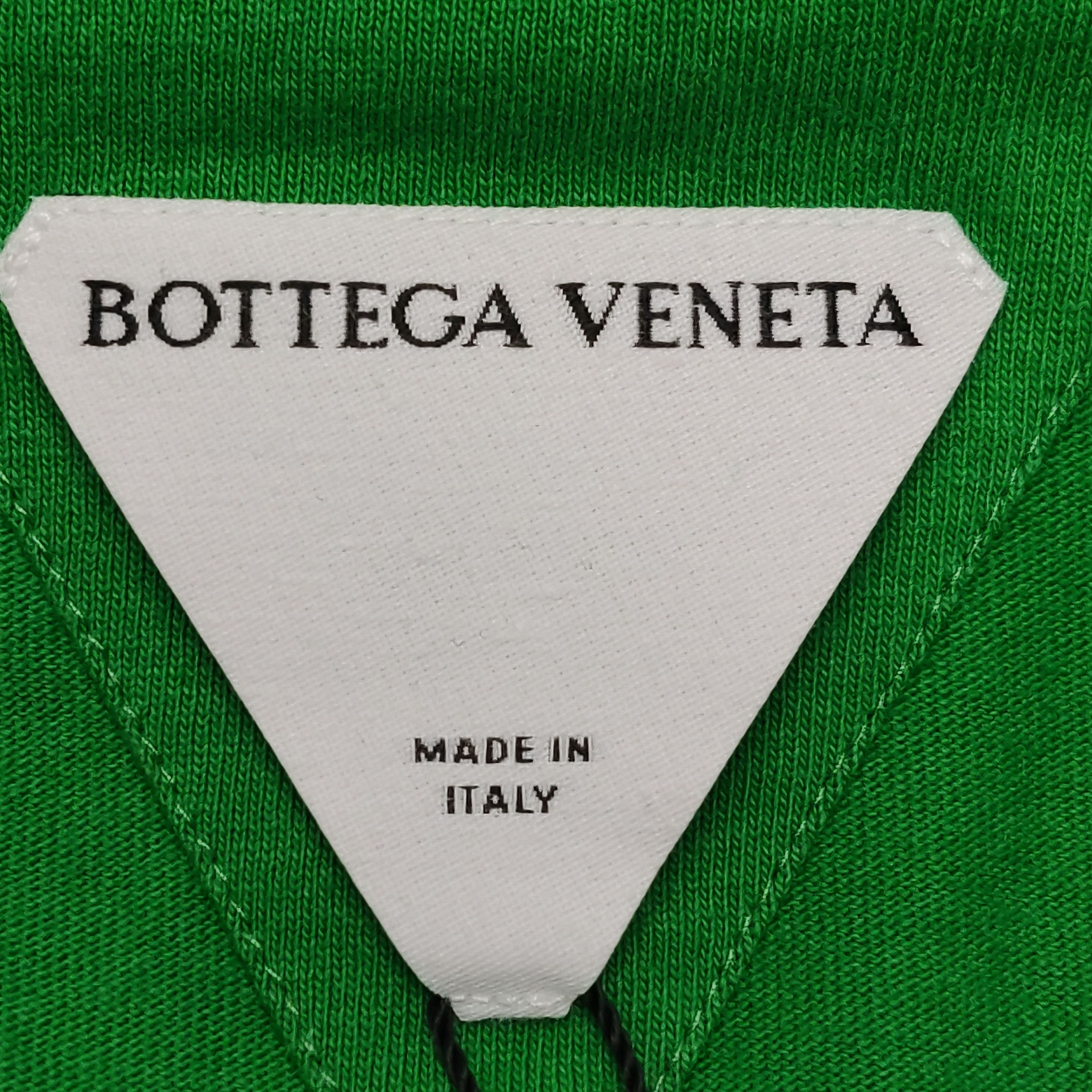 Bottega Veneta Bottega Veneta Green Cotton Long Sleeve T-Shirt Size S Size US S / EU 44-46 / 1 - 5 Thumbnail
