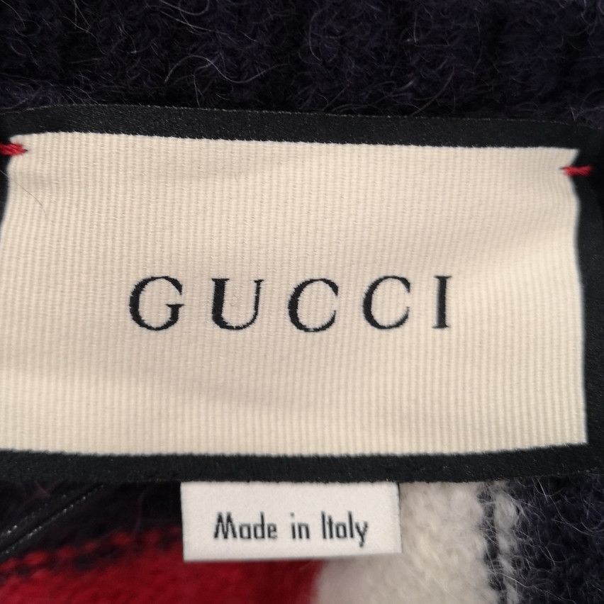 Gucci Gucci Striped Wool Alpaca Sweater US M Size US M / EU 48-50 / 2 - 7 Thumbnail