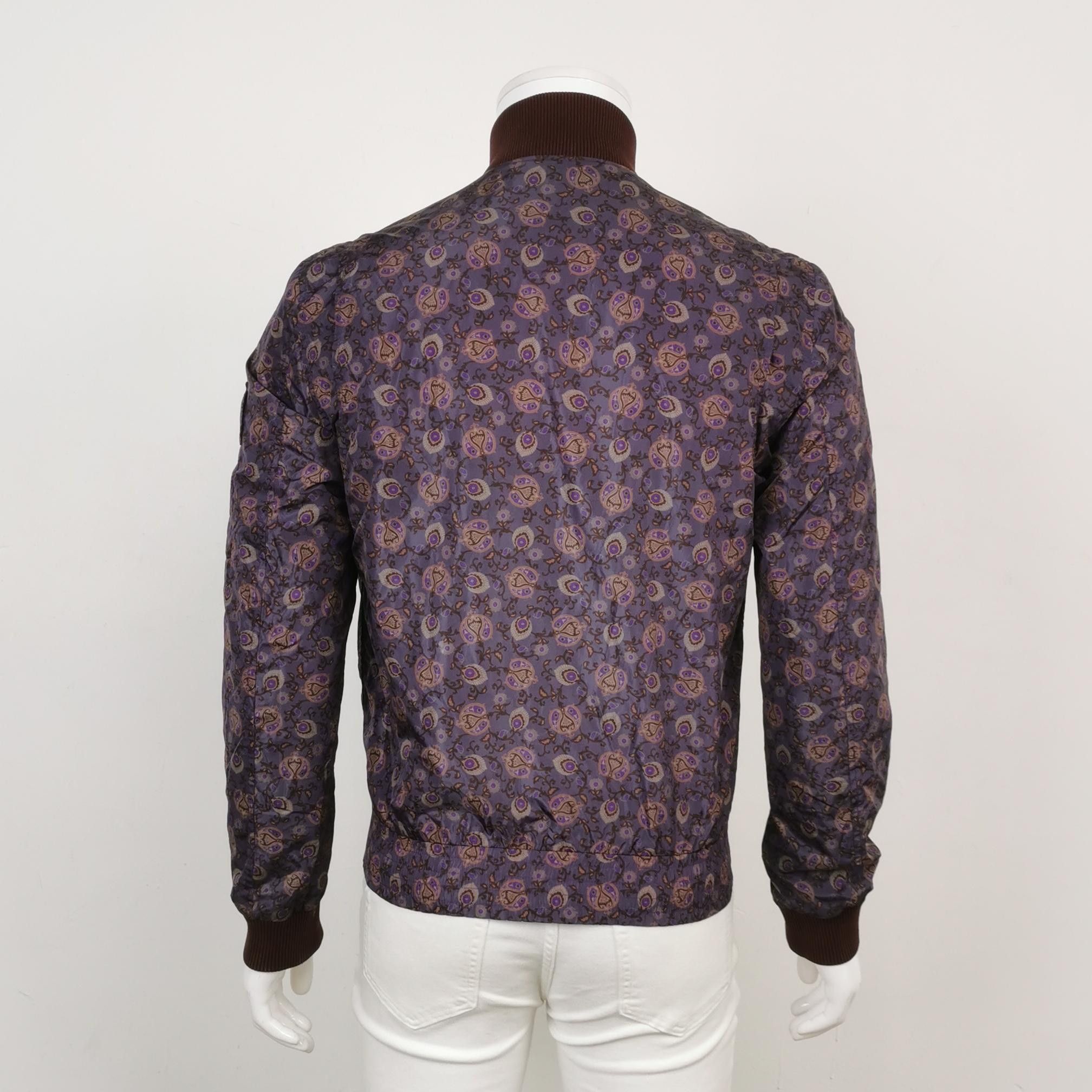 Gucci Gucci Paisley Zip-Up Light Jacket Size 46 Size US S / EU 44-46 / 1 - 2 Thumbnail