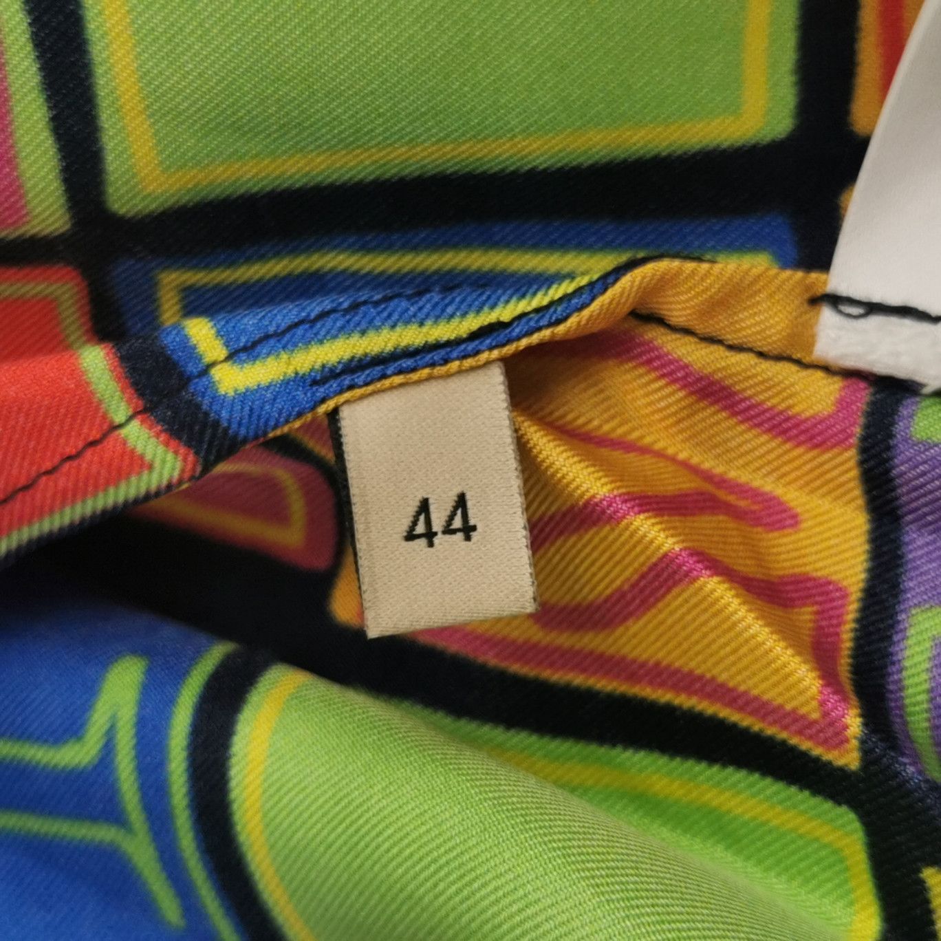 Gucci Gucci Silk Multi-Color Graphic Block Shirt 44 Size US S / EU 44-46 / 1 - 7 Thumbnail
