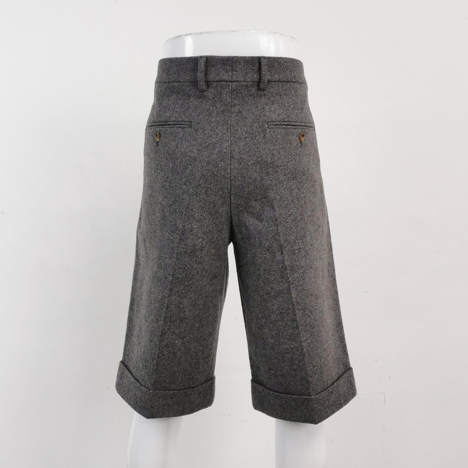 Gucci Gucci Wool Cashmere Blend Shorts Size 36 Size US 36 / EU 52 - 2 Thumbnail